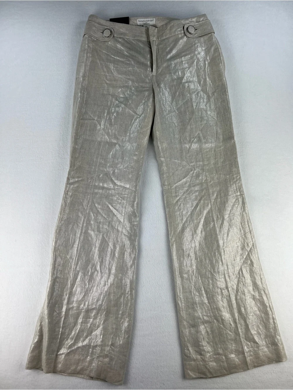 Banana Republic Linen-Blend Trousers - Light Taupe